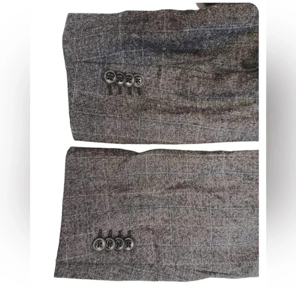 Joseph  Aboud 100% Wool Slim Fit Grey Blazer Jacket Size 42R - Picture 8 of 15